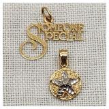 14K Gold Pendants (2)