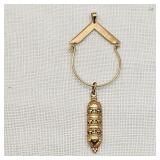 14K Gold Mezuzah & Charm Pendants