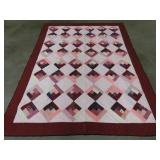 Hand Quilted Log Cabin Quilt