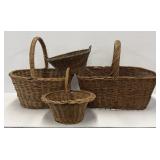 Group of Woven Baskets