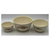 Kitchen Kraft Floral Mixing Bowls
