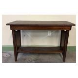 Craftsman Oak Hall Table