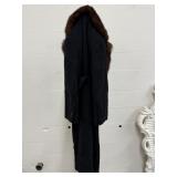 Fur Collar Wool Coat
