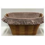 Longaberger Basket With Liner
