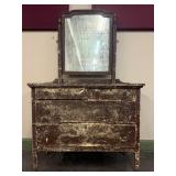 Art Deco Dresser with Mirror