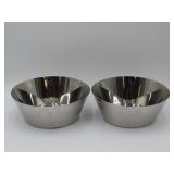 Pair of Stainless Steel Bowls