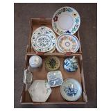 Assorted Hand Painted Ceramic Serveware