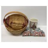 Baskets, Church Plaques & Italy Vase