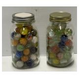 Mason Jars with Glass Marbles