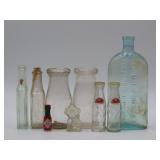 Assorted Glass Bottles