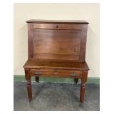 Walnut Drop Front Desk