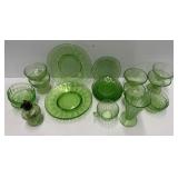 Green Depression Uranium Glass