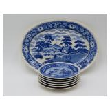 Blue Willow Serving Set