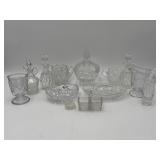 Assorted Cut Glass Crystal Serveware