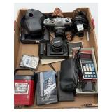 Cameras, Calculator, and Electronics