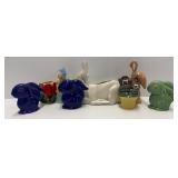 Ceramic Rabbit & Novelty Planters
