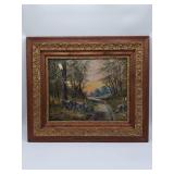 The Old Farm Lane Framed Print