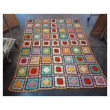 Crocheted Floral Afghan