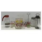Vintage Kitchen Glassware & Jars