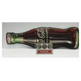 Coca-Cola Bottle Sign & Carrier