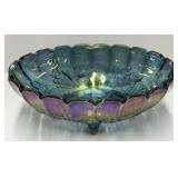 Carnival Glass Fruit Bowl
