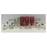 Assorted Barware & Decorative Glass