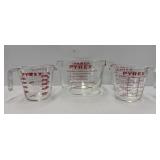 Vintage Pyrex Measuring Cups