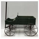 Green Wooden Wagon Cart