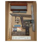 Assorted Hand Tools and Sharpening Stones
