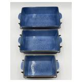 Blue Ceramic Baker Set