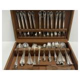Nakens Silverware Chest and Flatware