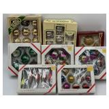 Boxed Glass Christmas Ornaments