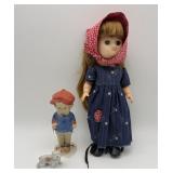 Doll and Boy Figurine with Dog