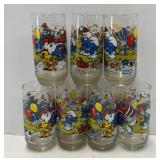 1983 Smurfs Drinking Glasses