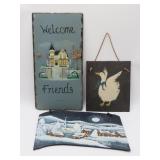 Hand Painted Slate Wall Signs