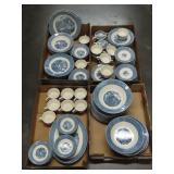 Blue Scenic Dinnerware Set