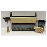 Painted Wood Boxes And Farm Decor