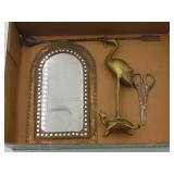 Brass Mirror & Decorative Utensils