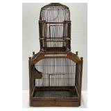 Vintage Wood and Wire Bird Cage