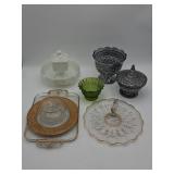 Pressed Glass Serving Pieces