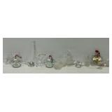 Clear Glass Christmas Ornaments
