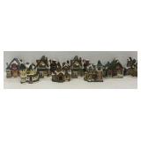 Ceramic Christmas Village Houses