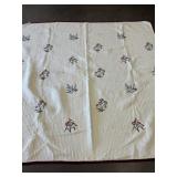 Sunham Floral Embroidered Quilt