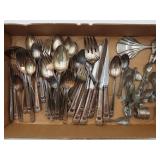 Mixed Flatware and Souvenir Spoons