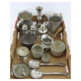 Pewter Tableware And Serving Pieces