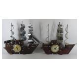 United Ship Mantel Clocks