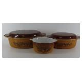 Pyrex Old Orchard Casserole Dishes