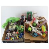 Marvel And Dinosaur Toy Figures