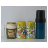 Selection Of Vintage Thermoses