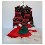 TanTrums Christmas Vest And Hats